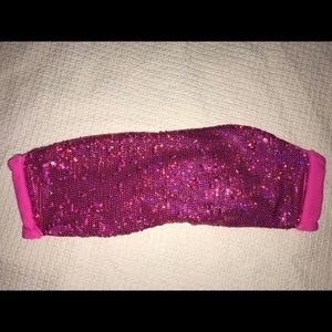 Victoria’s Secret Bikini Sequin Bandeau Pink